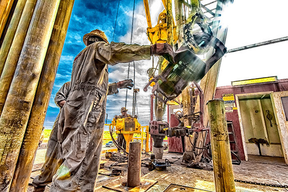 3108 Oil Rig Art Prints by Bob Callender