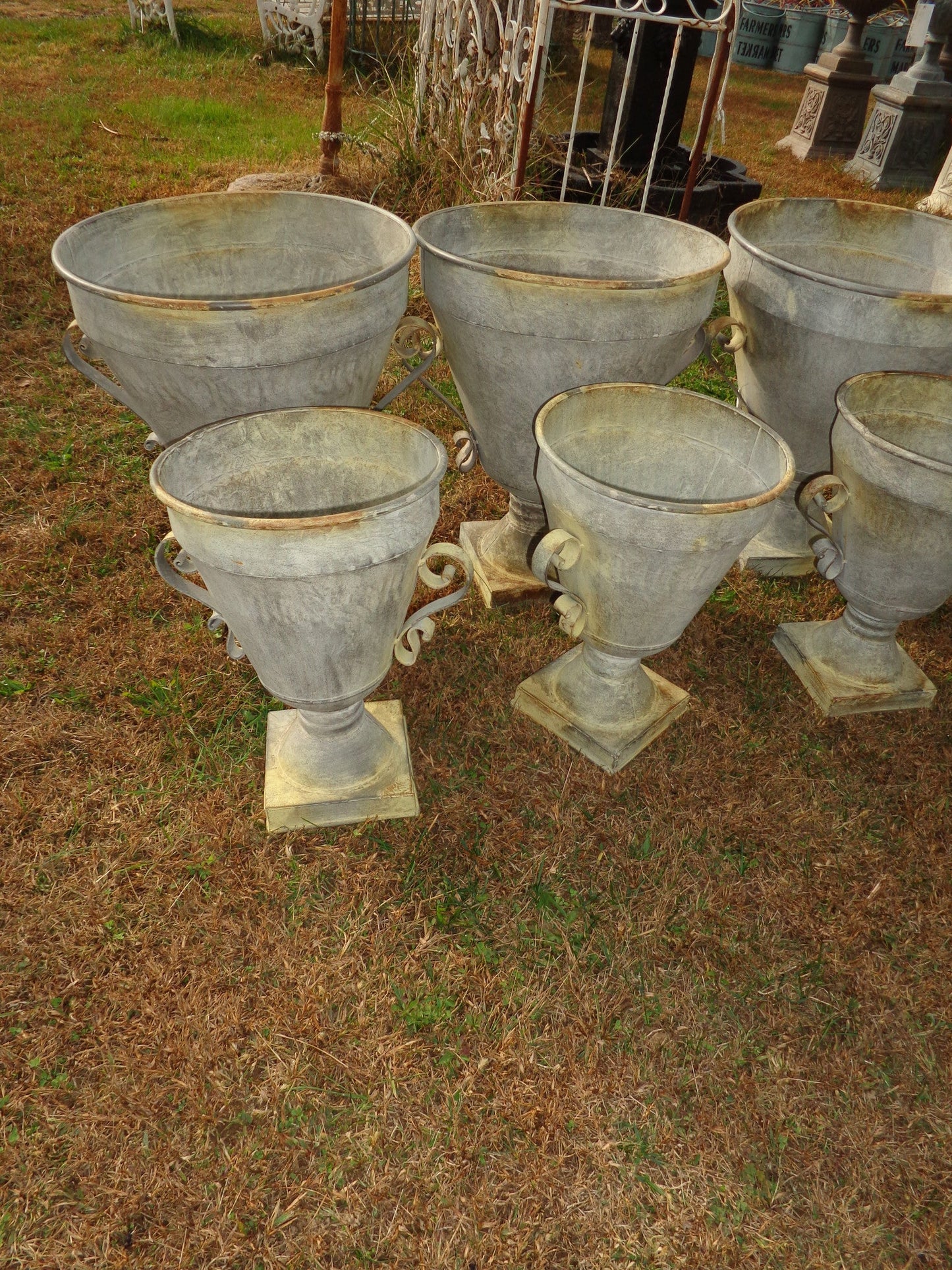 Industrial Planter 2 Pc. Planter Urn